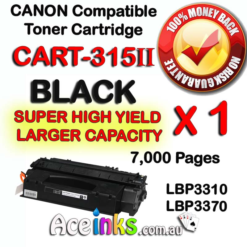 Compatible Canon CART-315II SUPER HIGH YIELD BLACK