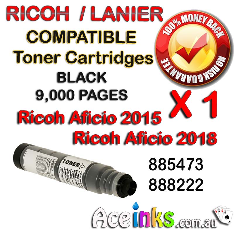 Ricoh Aficio 2015 2018 885-473 Single BK