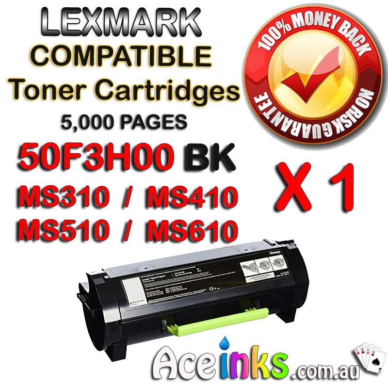 Lexmark 50F3H00 MS310 MS410 MS510 Single BK