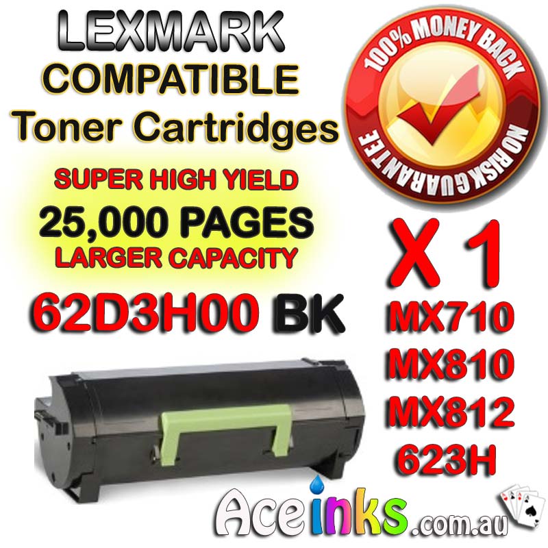 Lexmark 62D3H00 MX710 / MX810 / MX811 / MX812 623H Single BK