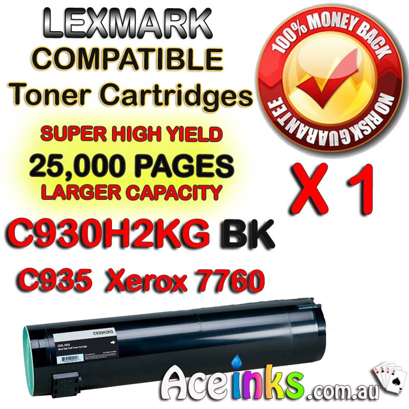 Lexmark C930H2KG C935 / Xerox 7760 Single BK