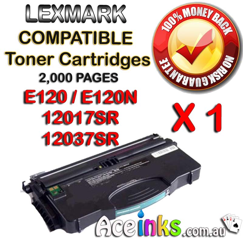 Lexmark 12017SR 12037SR E120 E120N Single BK