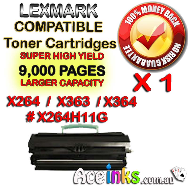 Lexmark X264H11G X264 X363 X364 Single BK