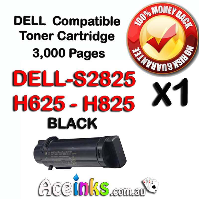 Compatible DELL S2825 H625 H825 BK