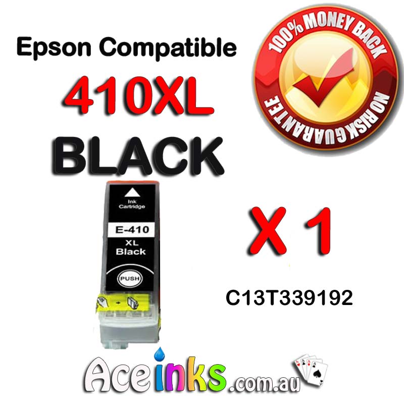 Compatible EPSON 410XL BLACK SINGLE