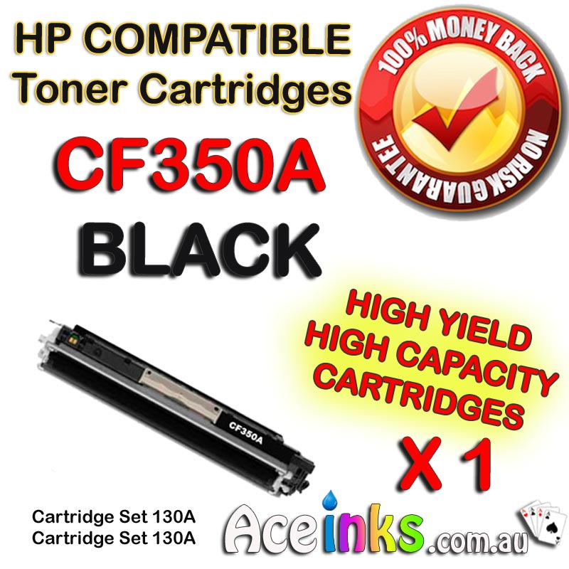 Compatible HP CF350A 130A M176 M177 BLACK