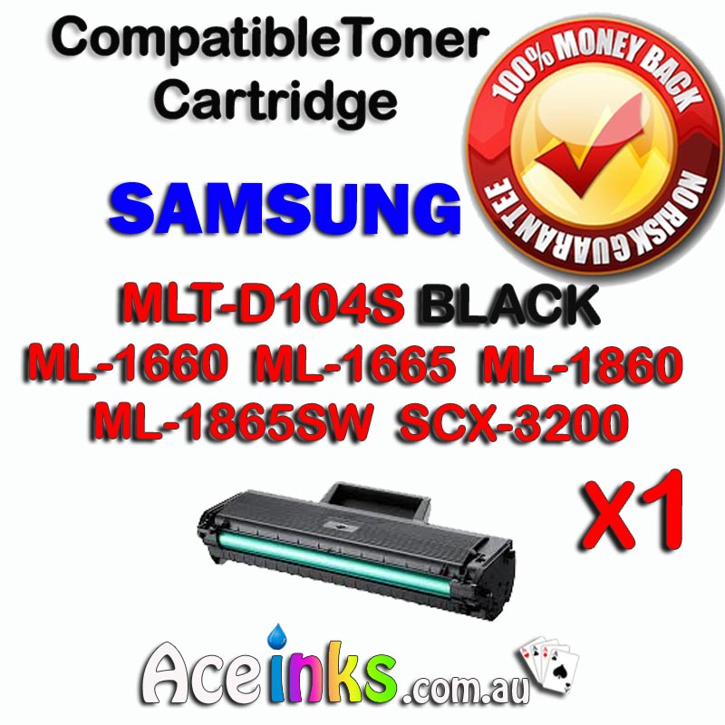 Compatible SAMSUNG MLT-D104S Black
