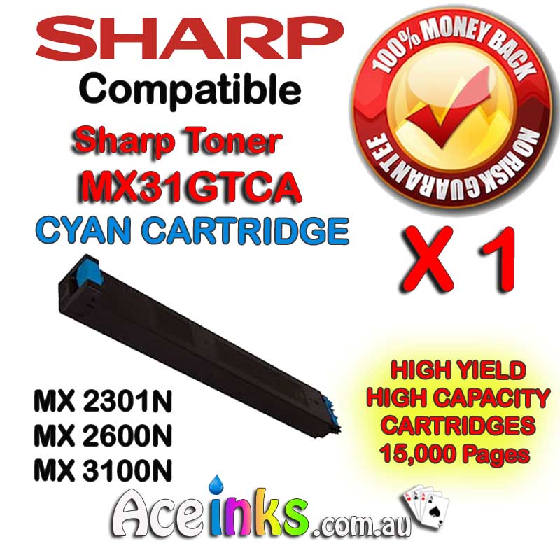 Compatible Sharp MX2301 Black Toner MX31GTBA 